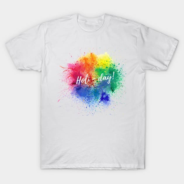 Holi day trendy holi festival T-Shirt by HariniArts